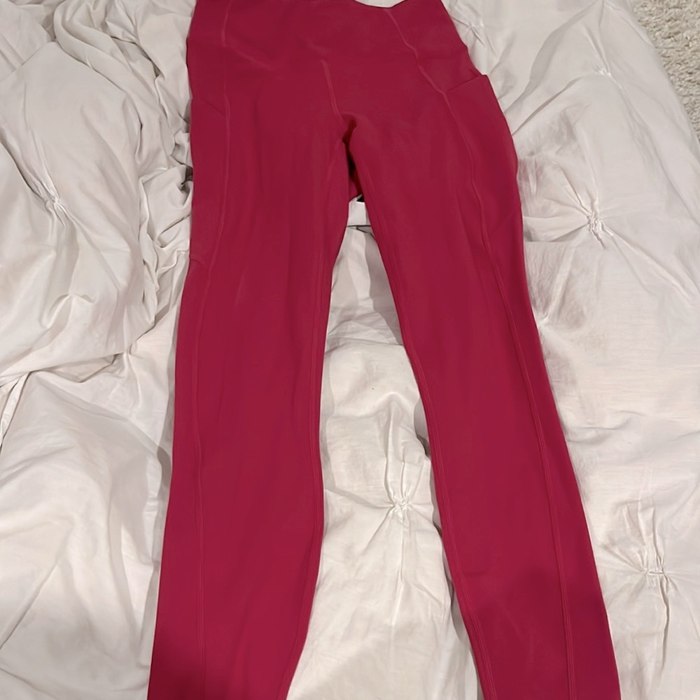 bright pink leggings